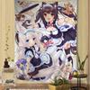 Аниме Nekopara Мультяшный Гобелен Настенное Украшение Домашний Декор