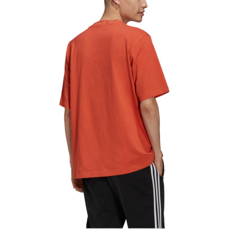 adidas Мужская футболка Originals Оранжево-красная HB8046