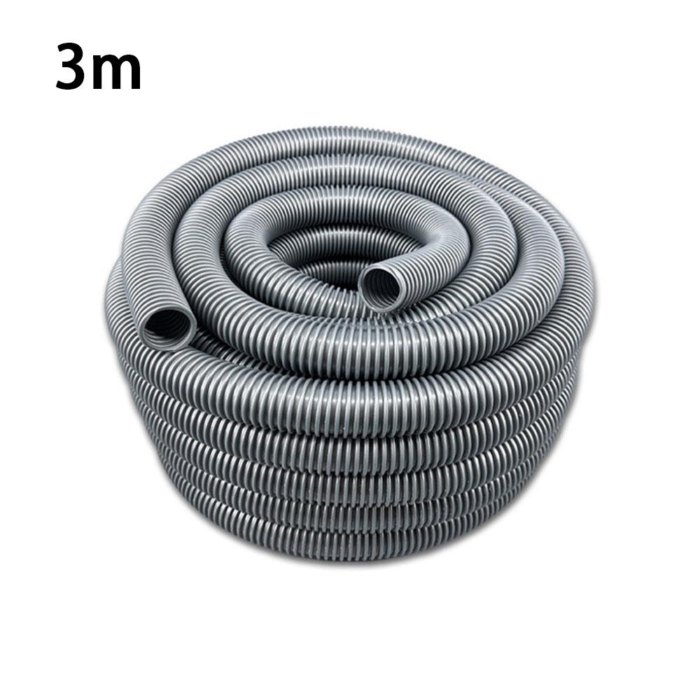 3m/5m Vacuum Cleaner Hose Inner Diameter 32mm Flexible Vacuum Cleaner Extended Hose Threaded Universal EVA Corrugated Hose