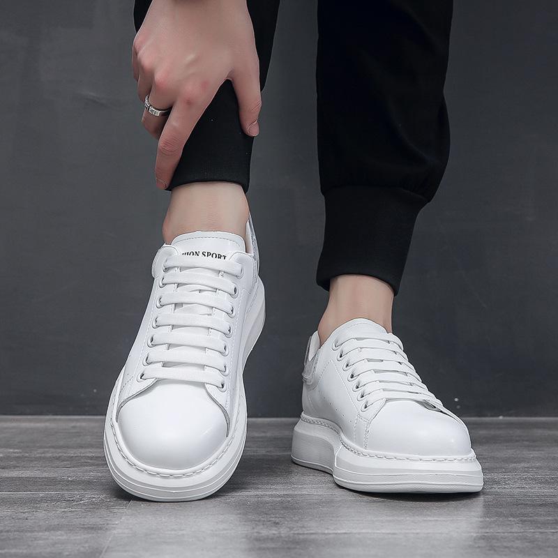 Повседневная обувь мужская обувь для скейтборда белая европейские трендовые стили, национальная трендовая модная обувь, обувь Вэньчжоу прямой эфир тряси быстро