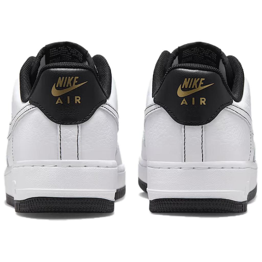 Nike Air Force 1 Устойчивые к истиранию Дышащие Низкие Скейтбордические Кроссовки Женские Черно-белые IB6543-101