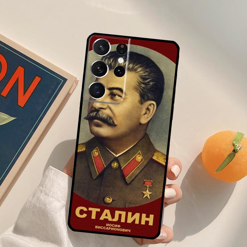 Чехол для телефона Сталин для Samsung Galaxy S24 S25 S26 Ultra S20 S21 S22 S23 Plus S10 S25 FE Задняя крышка