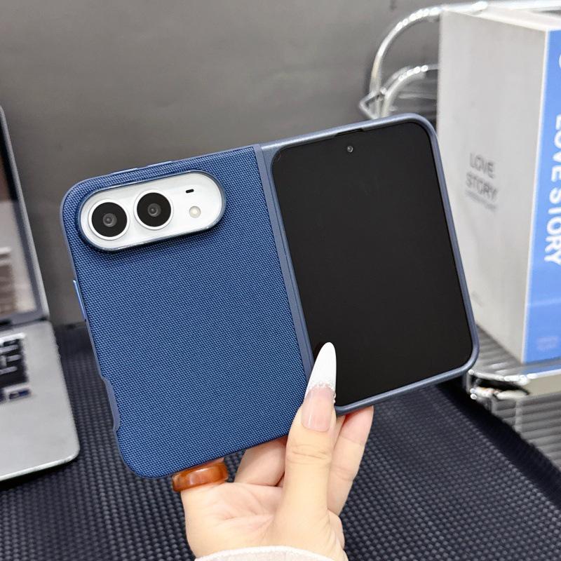 iPhone Duo Magnetic Tech Fabric Phone Case with Foldable Screen & Advanced Drop Protection