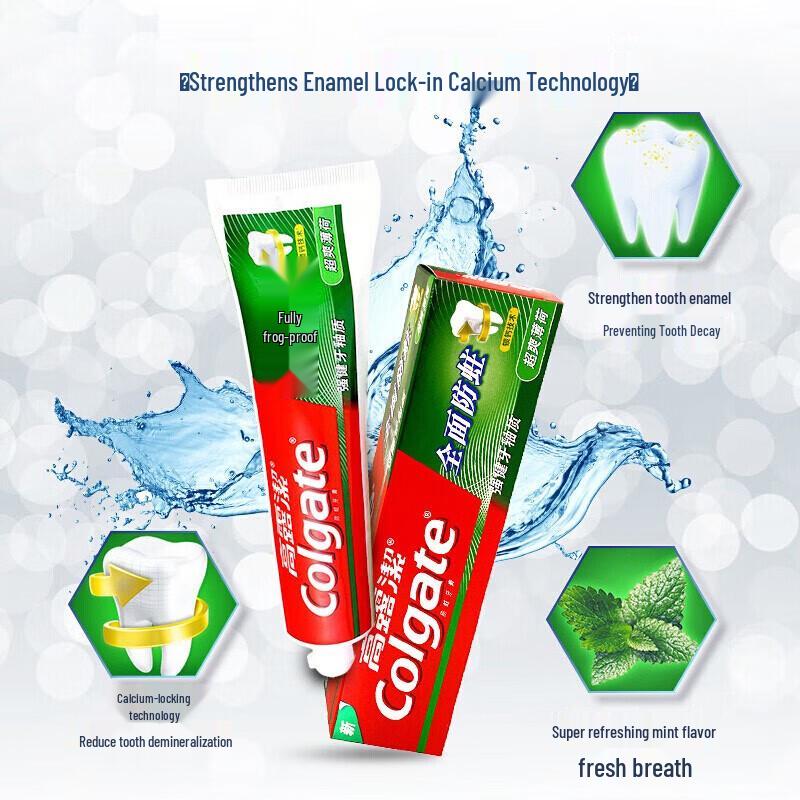 Colgate Супер Освежающая Мятная Зубная Паста Двойная Упаковка