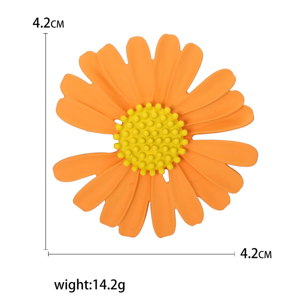 Корейская маленькая мультяшная брошь в виде ромашки, свежая и милая женская одежда, корсаж, бижутерия, цветок, булавка
