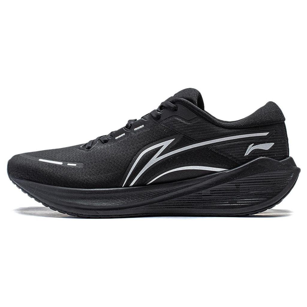 Li Ning MINE V2 Амортизирующие Скользкие Устойчивые к истиранию Низкие Беговые кроссовки Мужские Черные ARST053-1