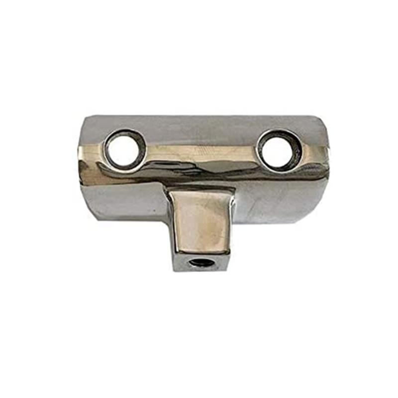 ISURE MARINE 2pcs Stainless Steel Bimini Windshield Mount Adaptor Boat Hardware