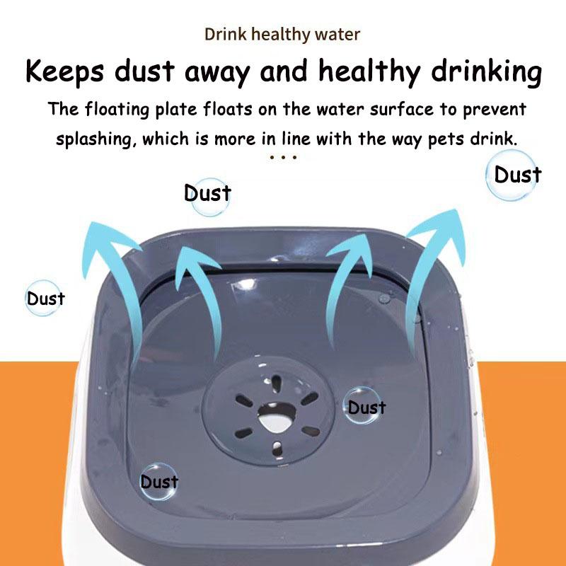 Миска для домашних животных, противобрызгивая, плавающая, не мокрая, кормушка для собак, 1 л, нескользящая, изогнутая, для собак, автомобильная, товары для животных
