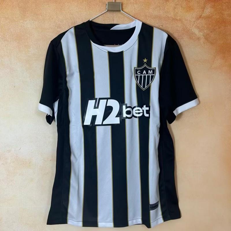Mens Soccer Fan Jersey Cotton Short Sleeve Football Shirt Premier League La Liga Copa Libertadores