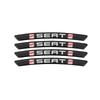 wzbn2 4Pcs Car Tire Curved Rims Aluminum Wheel Hub Emblem Sticker For Seat Cupra Tarraco Leon FR Arona Mk1 Mk3 5f Ibiza 6j Ateca Altea