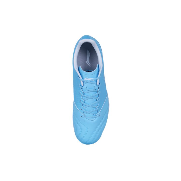 Футбольные бутсы Li Ning Durable Studded, мужские футбольные бутсы Moon-White Blue ASTS007-3