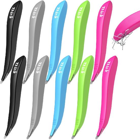 THINKLEARN 5PCS Magnetic Staple Remover Tool - Professional Stapler Remover, Staple Puller Remover, Quick Staple Remover Stick for School, Office,