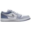 Jordan Air Jordan 1 Винтажные Баскетбольные Кроссовки Мужские Низкие Пик Белый/Металлический Серебряный IX5003-101