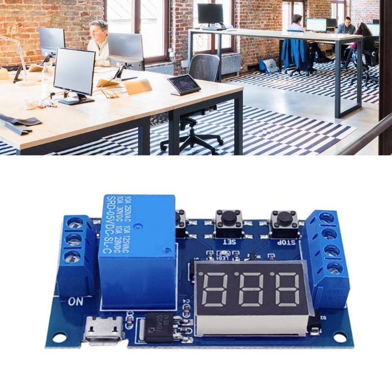 1-канальный модуль программируемого таймера задержки 5 В Корпус Низкое сопротивление Плата разработки для домашней автоматизации