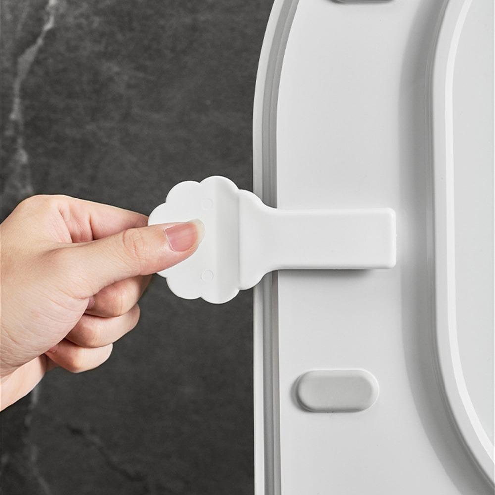 10/30/50SETS Toilet Lid Lifter Clean And Hygienic Easy To Use With Gasket 31g Bathroom Supplies Toilet Flipper