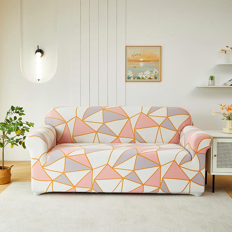 1 шт. Чехол на диван, Нескользящий, с цветочным принтом, Чехол для дивана, Защита мебели для спальни, офиса, гостиной, домашний декор