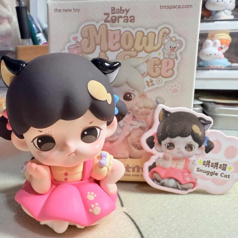 Серия 'Мяу Кошачье Лицо' от Baby Zoraa Милая Коллекция Игрушек Настольное Украшение Подарок на День Рождения Девочке Игрушка-Сюрприз