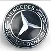 pbfvl2 2025 Hot For Mercedes Benz W204 W124 W201 W202 W212 W220 W205 57mm Star Flat Hood Bonnet Logo Emblem Badge automobile Accessorie