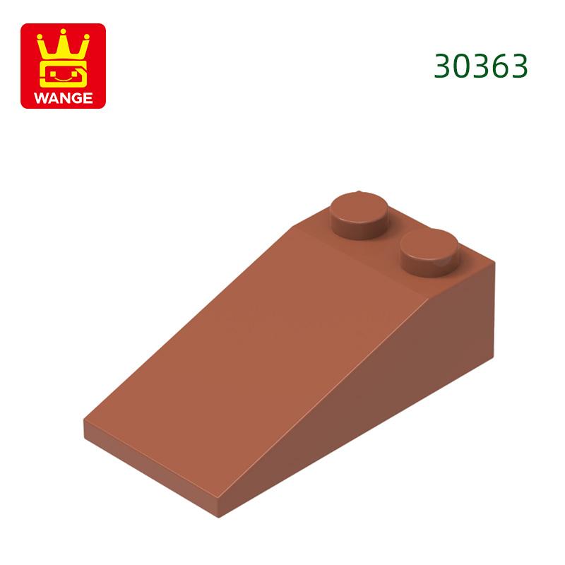 Нетоксичный 62 шт./лот 30363 Скат 18 2x4 отверстия Наклонный 2 ряда Кирпичик Moc Цветные Аксессуары Совместимые с Кирпичиками DIY Детская Игрушка