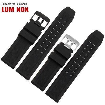 Luminox Наручный ремешок для часов Outdoor из силикона 23 мм Мужской дайверский ремешок