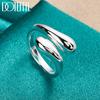 925 Sterling Silver Droplet/raindrop Ring Fashion Wedding Jewelry