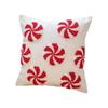 45cm Christmas Pillow Cover, Christmas Deer Cane, Home Sofa Pendant, Decorative Cushion