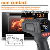 -50~ 800℃ -122~1472℉ Thermometer Mestek Temperature Meter Emissivity Infrared Thermometer Termómetro Digital