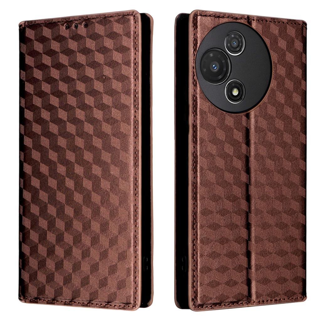 Для TCL 60R 5G/60 5G Чехол-кошелек из кожи с ромбовидным тиснением, чехол для телефона