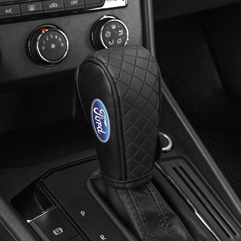 TQ012For Ford Taurus Focus Fiesta Shelby Edge Mondeo Explorer Escape Car Center Coansole Gear Shift Knob Cover Handle Case Accessory VSIU1
