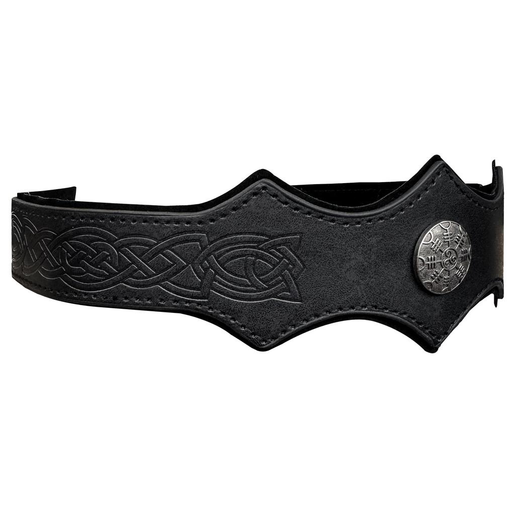 Medieval Headband Vintage Cosplay Viking Embossed Hairband for Men Cosplay Supplies Headband for Photoshoots and Stage