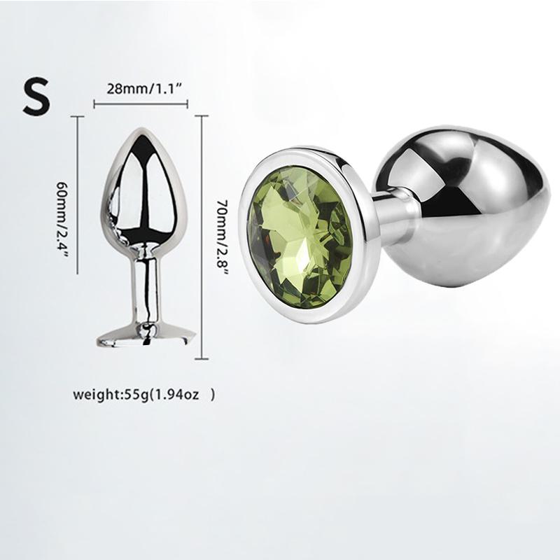 Мини Анальная пробка Игрушки для взрослых Для мужчин Женщин Анальная пробка Металл Эротика Интимная Эротика Секс-игрушки Пары Товары для взрослых XXS XS SML