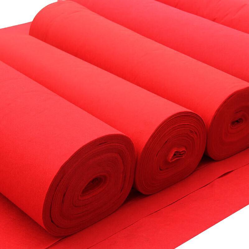 Jingulao Disposable Red Welcome Aisle Runner