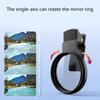 Universal Smartphone Camera Filter Clip with 18 Layer Not Reflective Coating CPL Polarizer for Landscape Portrait
