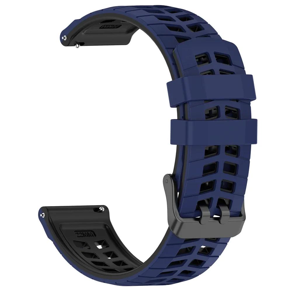 Для SUUNTO RACE S 22 мм Силиконовый ремешок для умных часов Для SUUNTO 9 Peak DLC/PRO VERTICAL OCEAN RUN RACE S Спортивный дышащий браслет