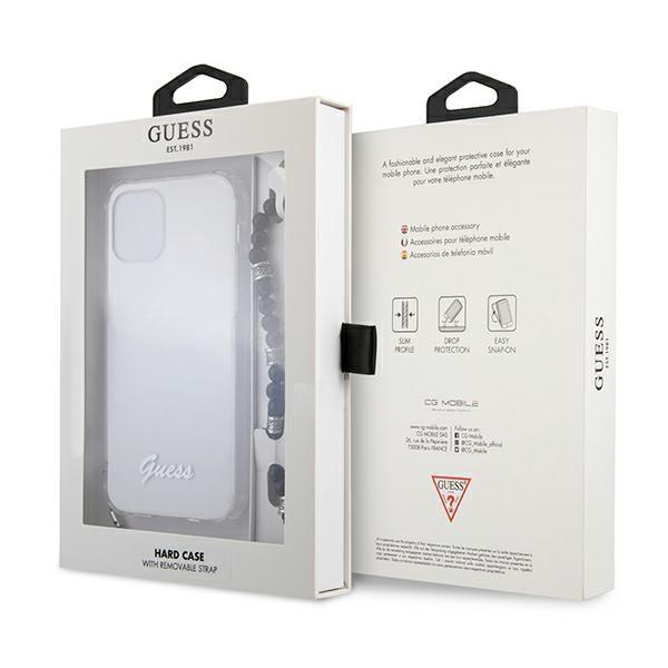 Guess Guhcp12Lkpsbk Iphone 12 Pro Max6,7 Transparent Hardcase Black Pearl