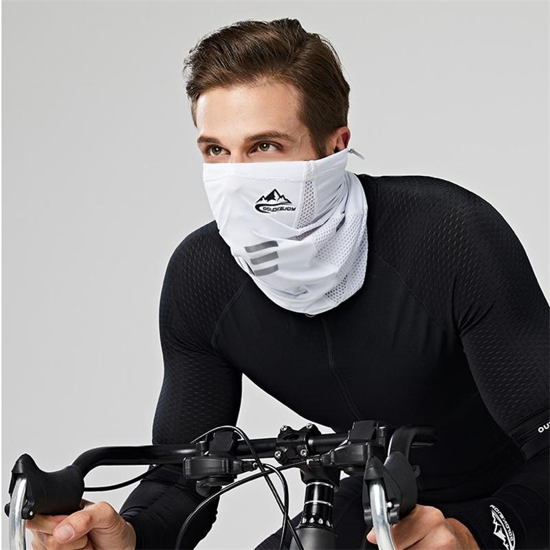 Summer Sun Protection Icy Silk Cycling Face Mask Reusable Face Scarf Mask For Outdoor Fishing Cycling