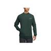 Adidas Gt Crew Sweatshirt With Solid Color Letter Embroidery Men Tops Green HG3262