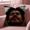 Чехол на подушку The Weeknd SINGER, Многоцелевой чехол для дома и автомобиля - Двусторонний, Мягкий и Прочный для Ежедневного Использования