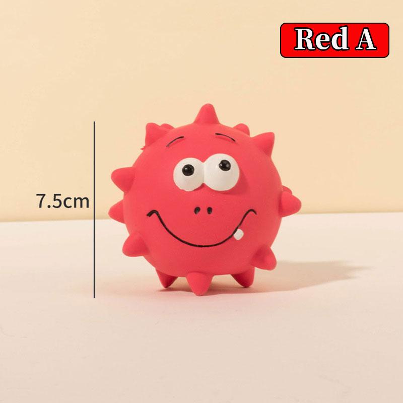 Dog Toy Cute Squeaky Pet Dog Interactive Chew Toy Puppy Bite Resistant Thorn Tooth Cleaning Toy Molar Chew Toys for Dog Supplies