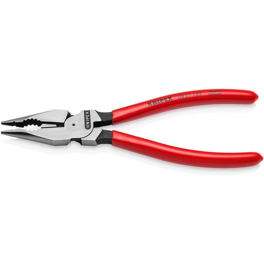 [KNIPEX] Needle Nose Combination Pliers 185mm 0821-185SB