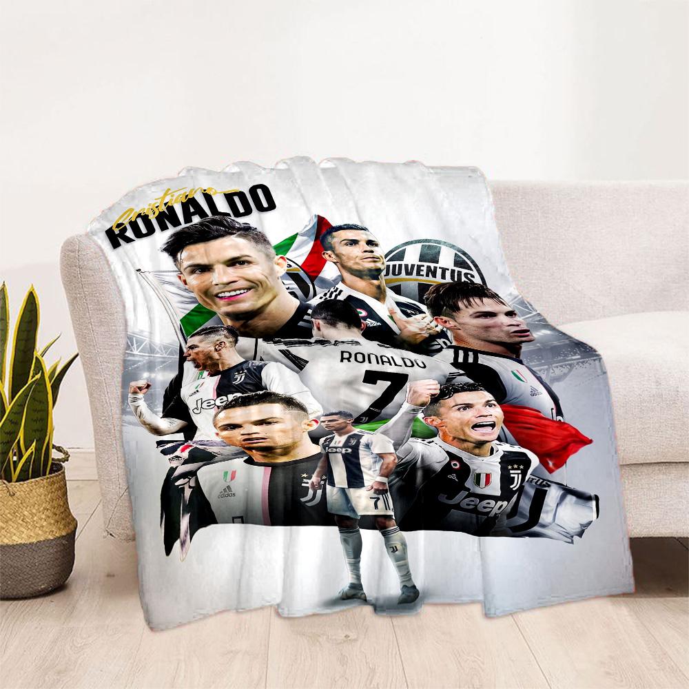Ronaldo Juventus Legacy Blanket Soft & Cozy Great for Bedding Seaside Bed Four Seasons Universal Modern Style