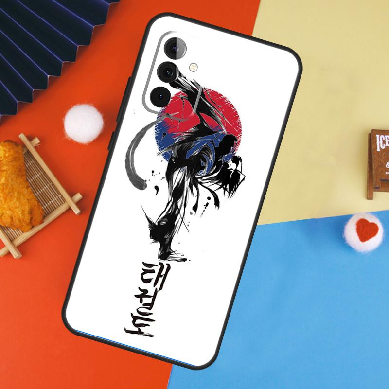 Чехол Kungfu Taekwondo для Samsung Galaxy A14 A34 A54 A55 A35 A15 A73 A53 A33 A23 A13 A12 A32 A52 A51