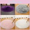 Fur Rug Machine Washable Circular Bedroom Living Room Simplicity Decor