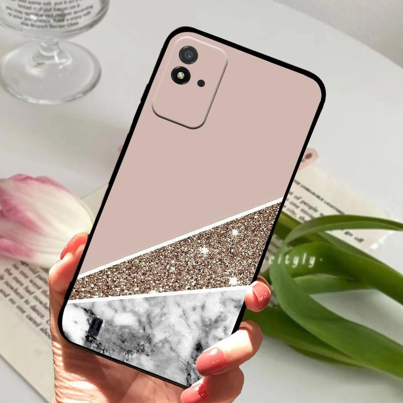 For OPPO Realme Narzo 50i Case 50i Prime Beach Sunset Shockproof Silicone Phone Cover For Narzo 50A Bumper Shells 50A Prime