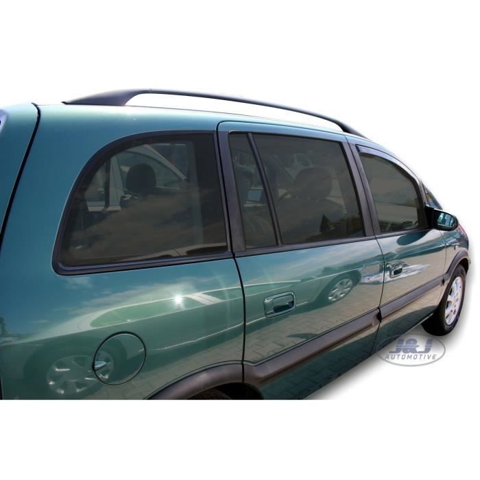 Déflecteurs d'air - J&J AUTOMOTIVE - Opel Zafira A - Fumé - Acrylique renforcé - Installation facile