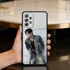 Naravit Lertratkosum Soft Silicone Black Cover Phone Case For Samsung Galaxy A73,A72,A71,A70,A53,A52,A51