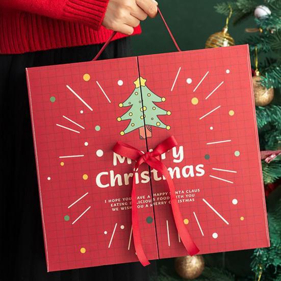 Christmas Advent Calendar Boxes 24-Day Countdown Gift Box Set DIY Advent Calendar Numbered Boxes for Kids And Family Xmas Holiday Gifts