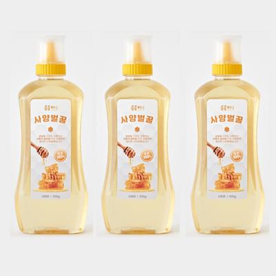 Чульчуль Мед 100% отечественный чистый крапчатый мед, 900г, 3 штуки