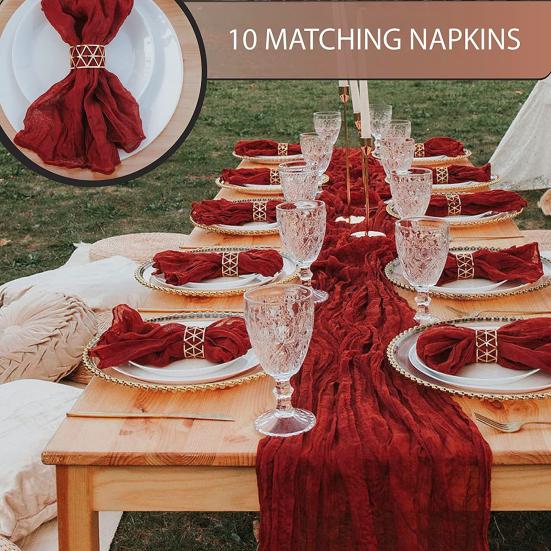 Скатерть-дорожка в деревенском стиле, мягкая моющаяся, не выцветающая, украшение для свадебной вечеринки