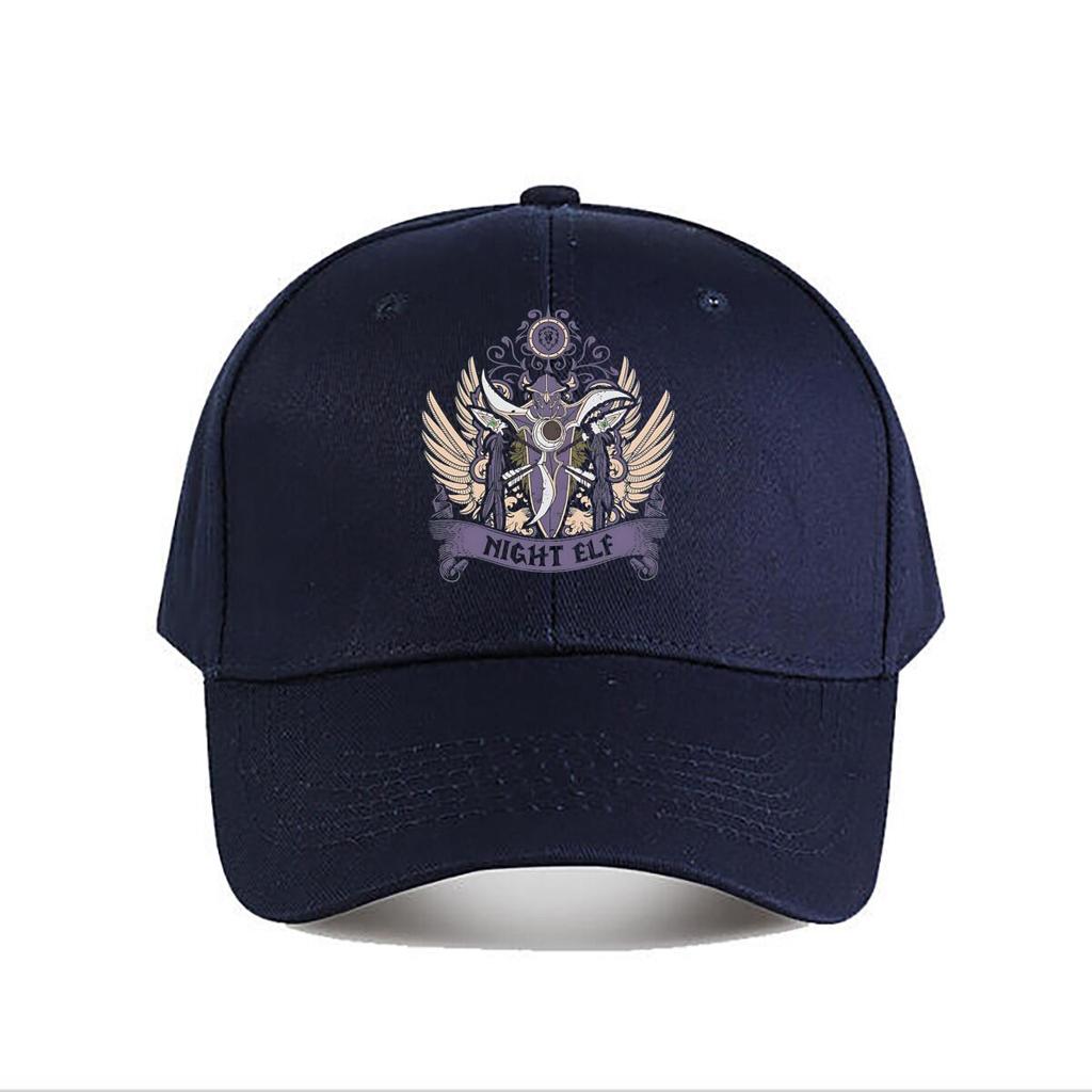Night Elf Sign Baseball Cap Fashion Outdoor Sports Sunhat Unisex Snapback Cap Womens